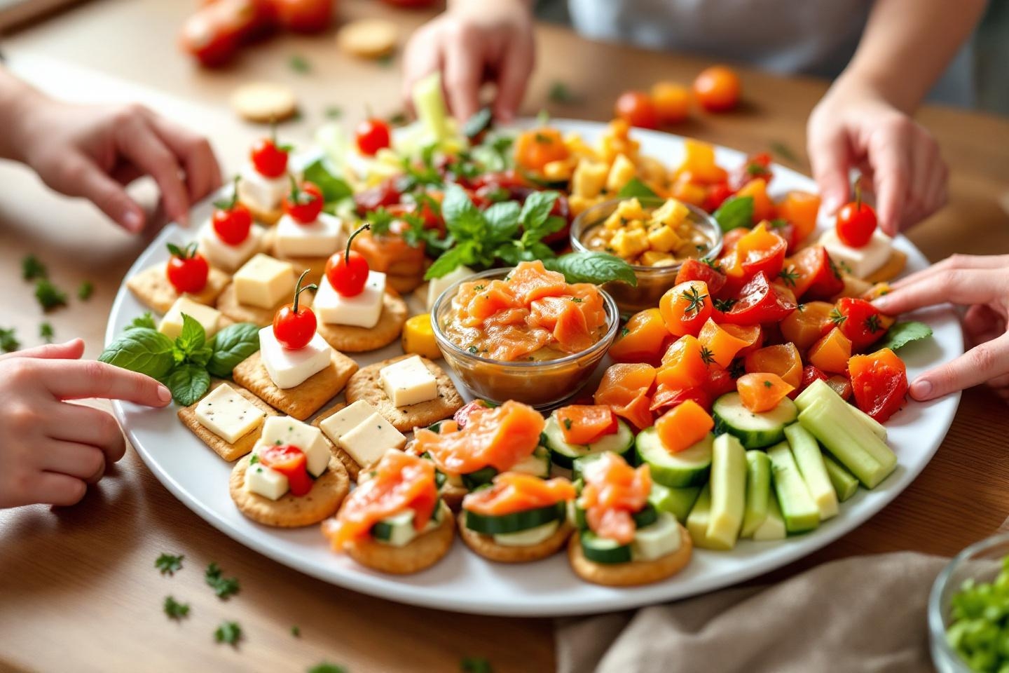 Plaisir minute à partager : amusez-vous en cuisine avec ces petits apéros faciles que les enfants adorent préparer et picorer !