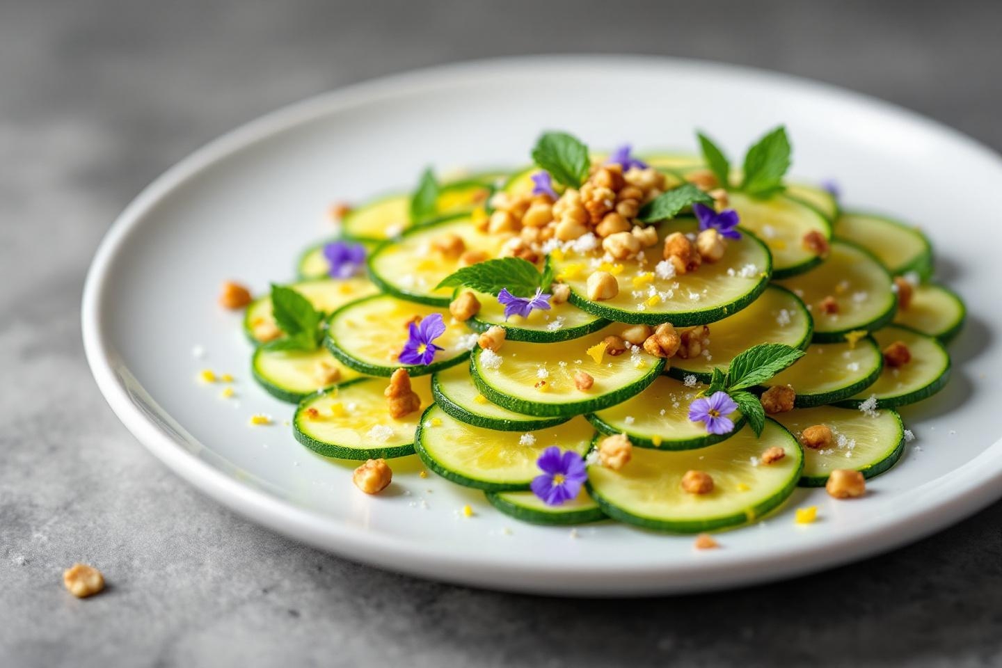 Surprenez les petits gourmands avec ce carpaccio courgettes citronnées et croquantes (sans allumer le four !)