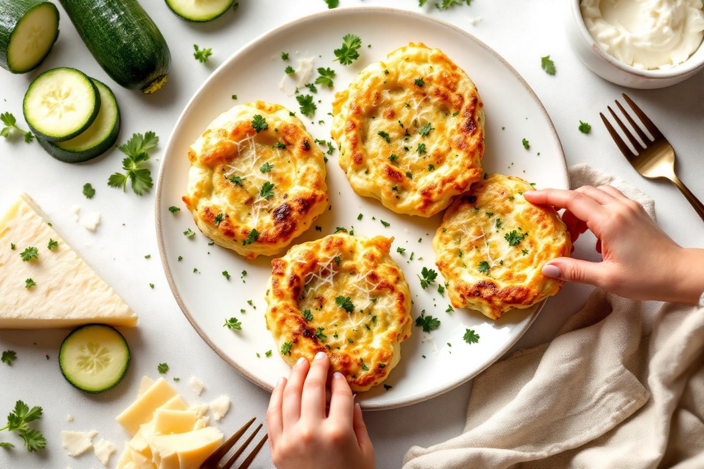 Comment transformer des courgettes et un peu de parmesan en galettes dorées rigolotes et faciles à manger pour les petits difficiles !