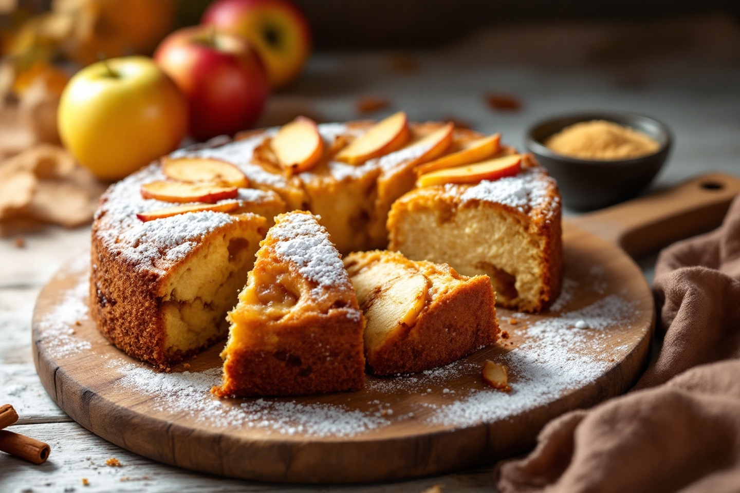 La recette traditionnelle du moelleux aux pommes rustique qui réchauffe les cœurs comme autrefois !