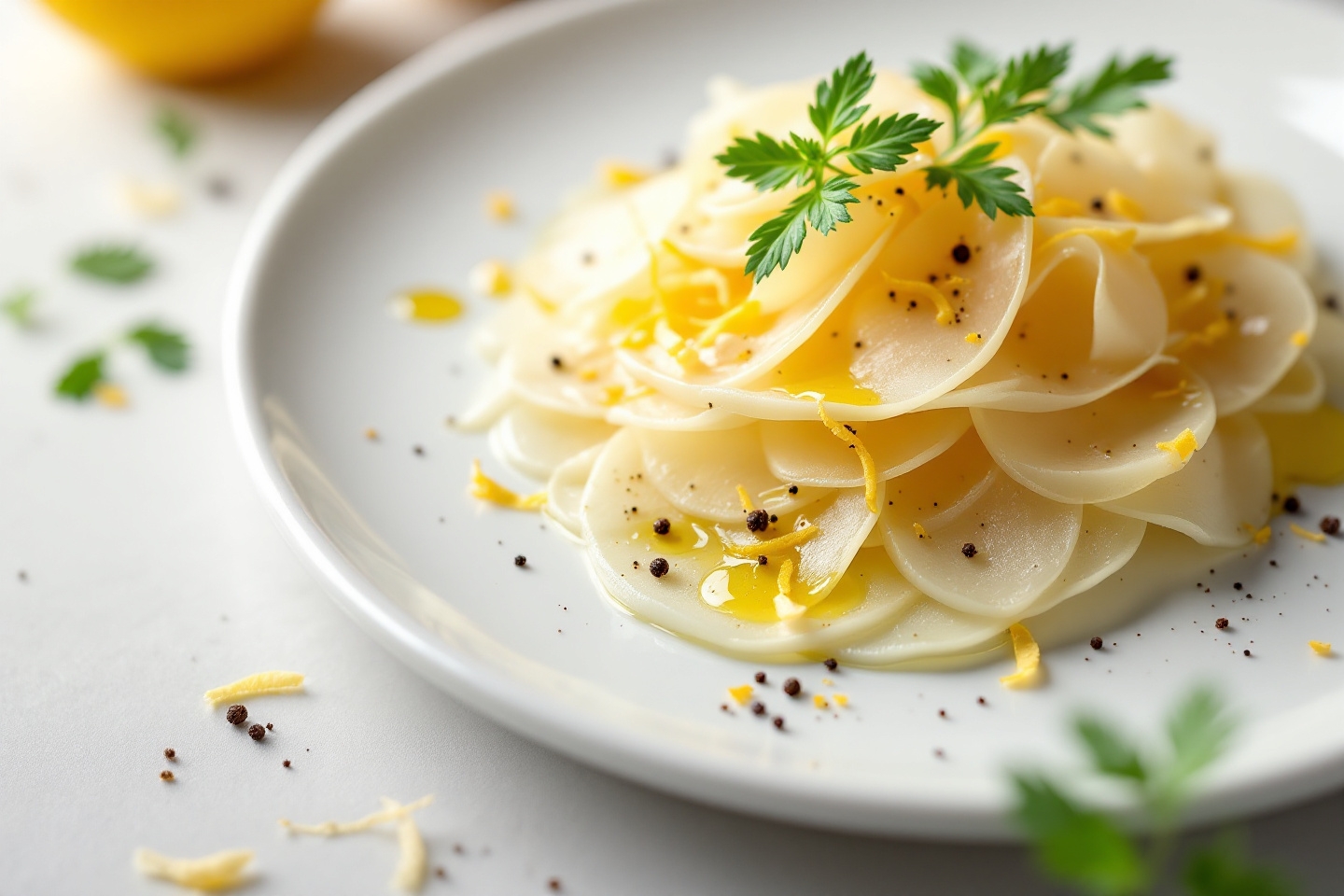 Comment faire aimer le fenouil à tout le monde ? Ce carpaccio de fenouil-citron-parmesan frais a la solution !