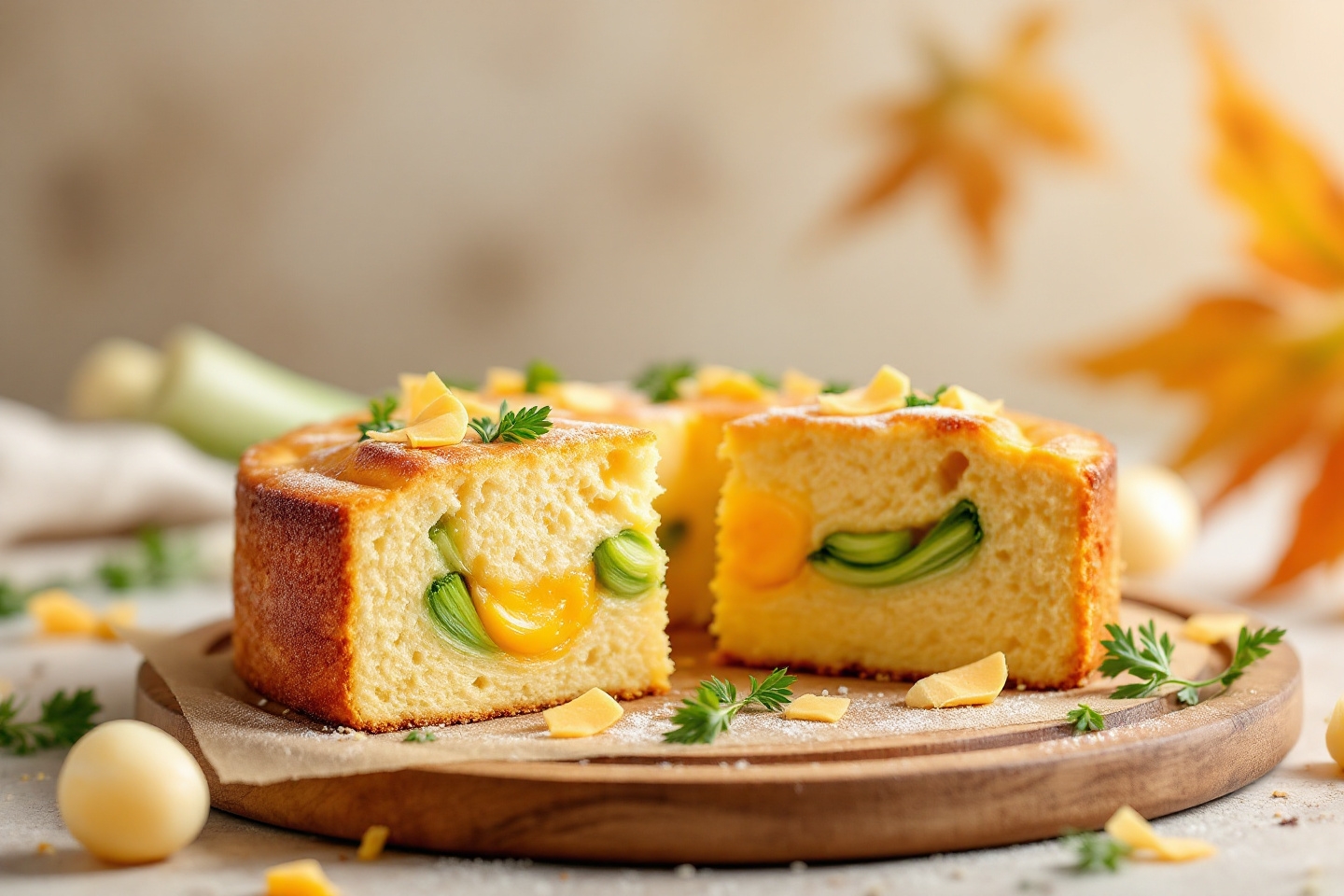 Ce cake qui fait aimer le poireau aux enfants (oui, même aux plus réticents !)