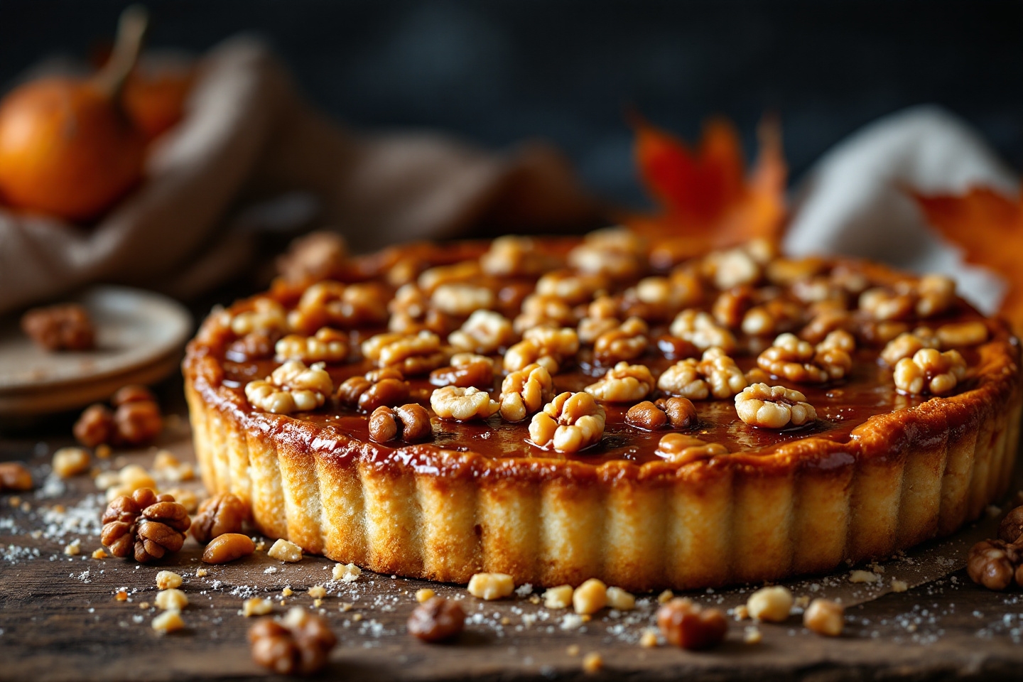 « Express et ultra régressive » : cette tarte fondante aux marrons et noix va vous faire aimer l’automne !