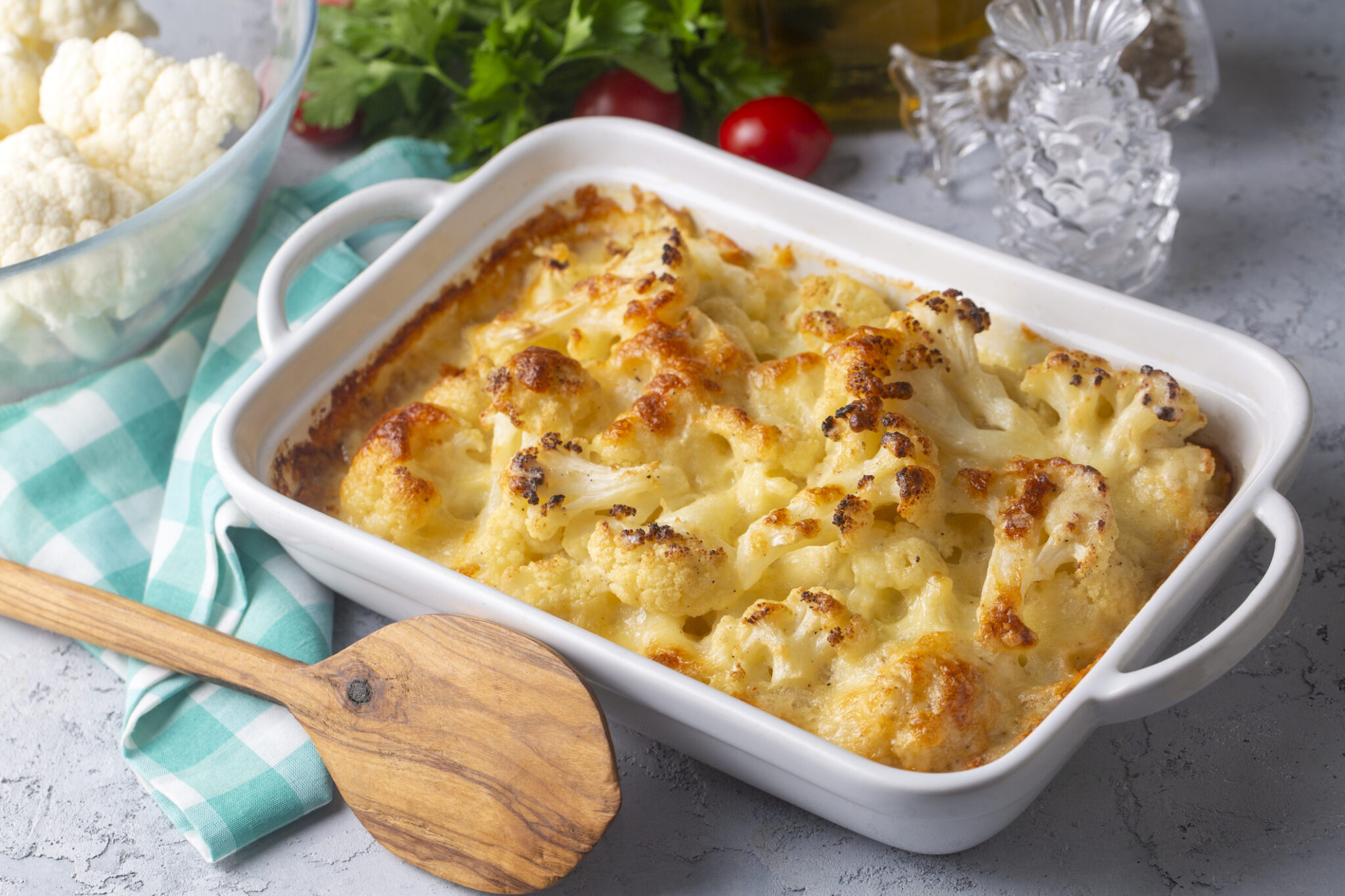 Le gratin de chou-fleur et noisettes : croquant irrésistible pour petits et grands