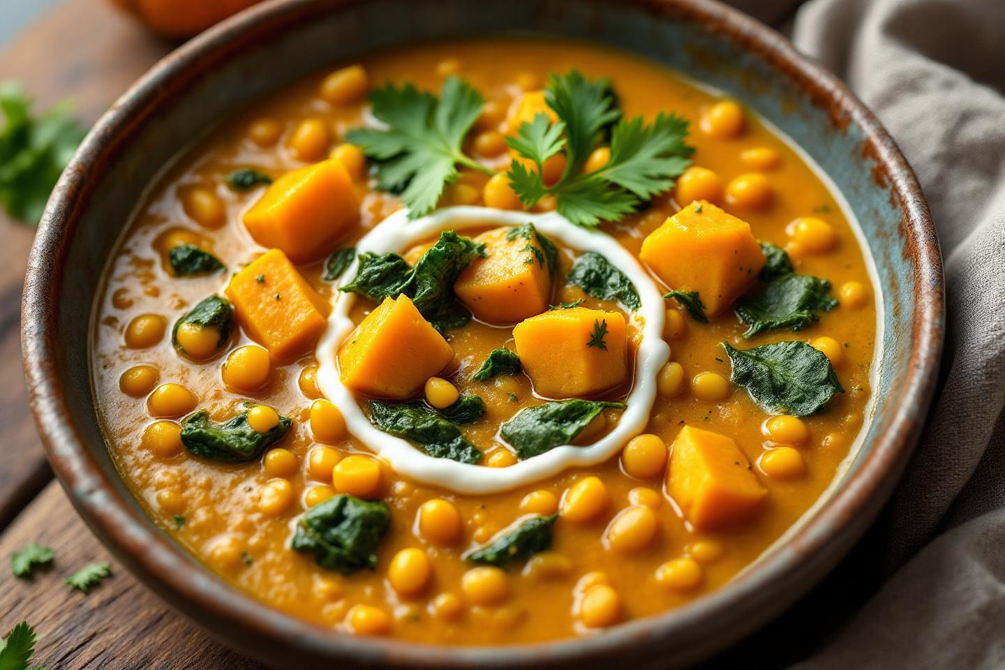 « Les soirs d’octobre n’auront jamais eu aussi bon goût » : ce dahl crémeux aux légumes d’automne réconforte à chaque bouchée !