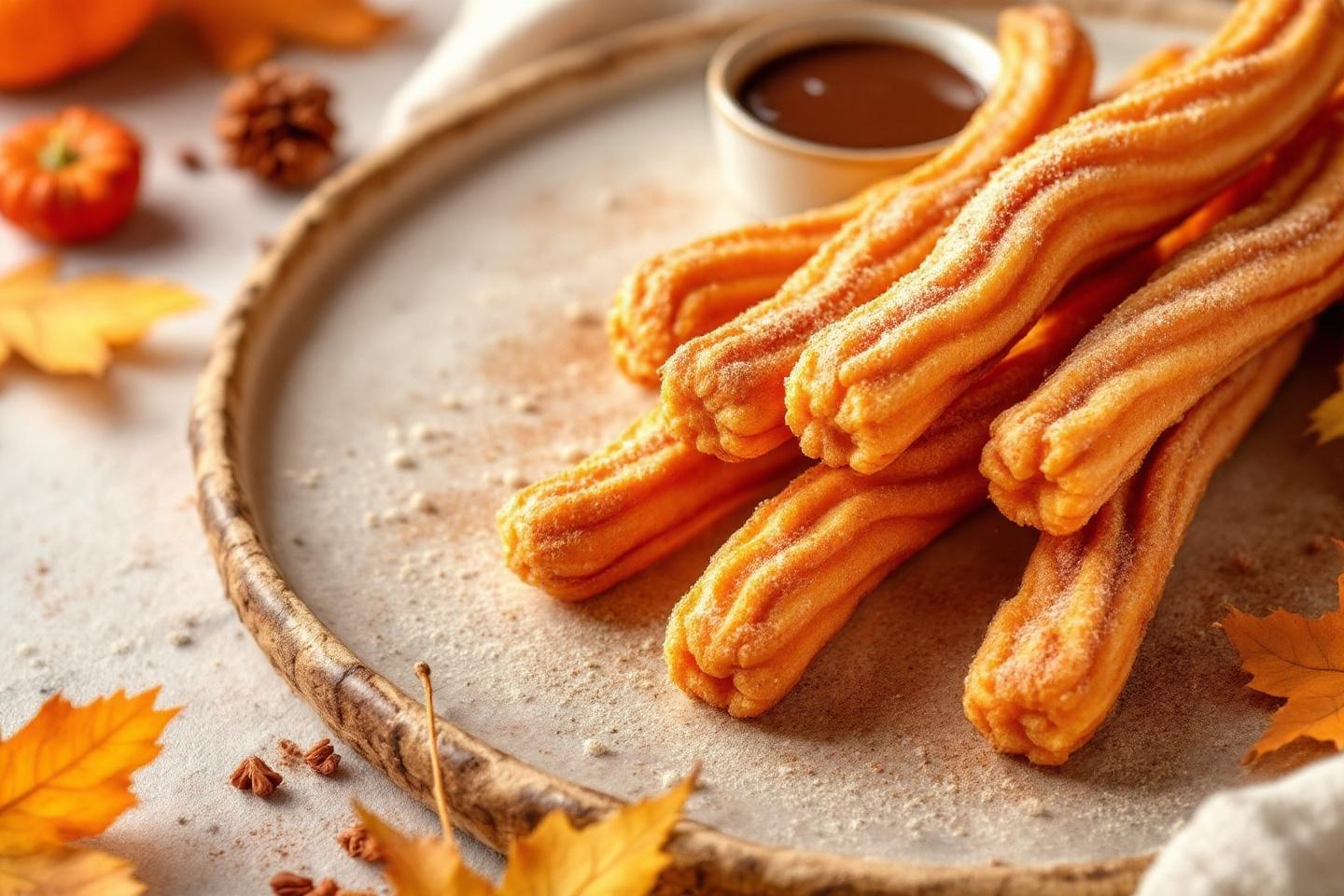 Moelleux comme un nuage et dorés à souhait : les churros au potiron font chavirer le goûter d’automne