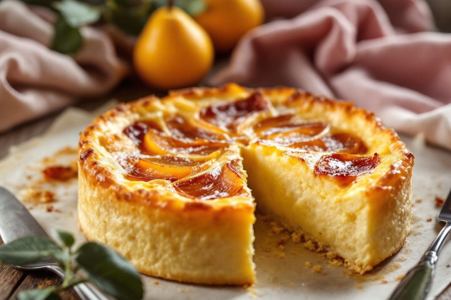 La recette de pâtissier pour un clafoutis fondant au coing que personne n’oublie !