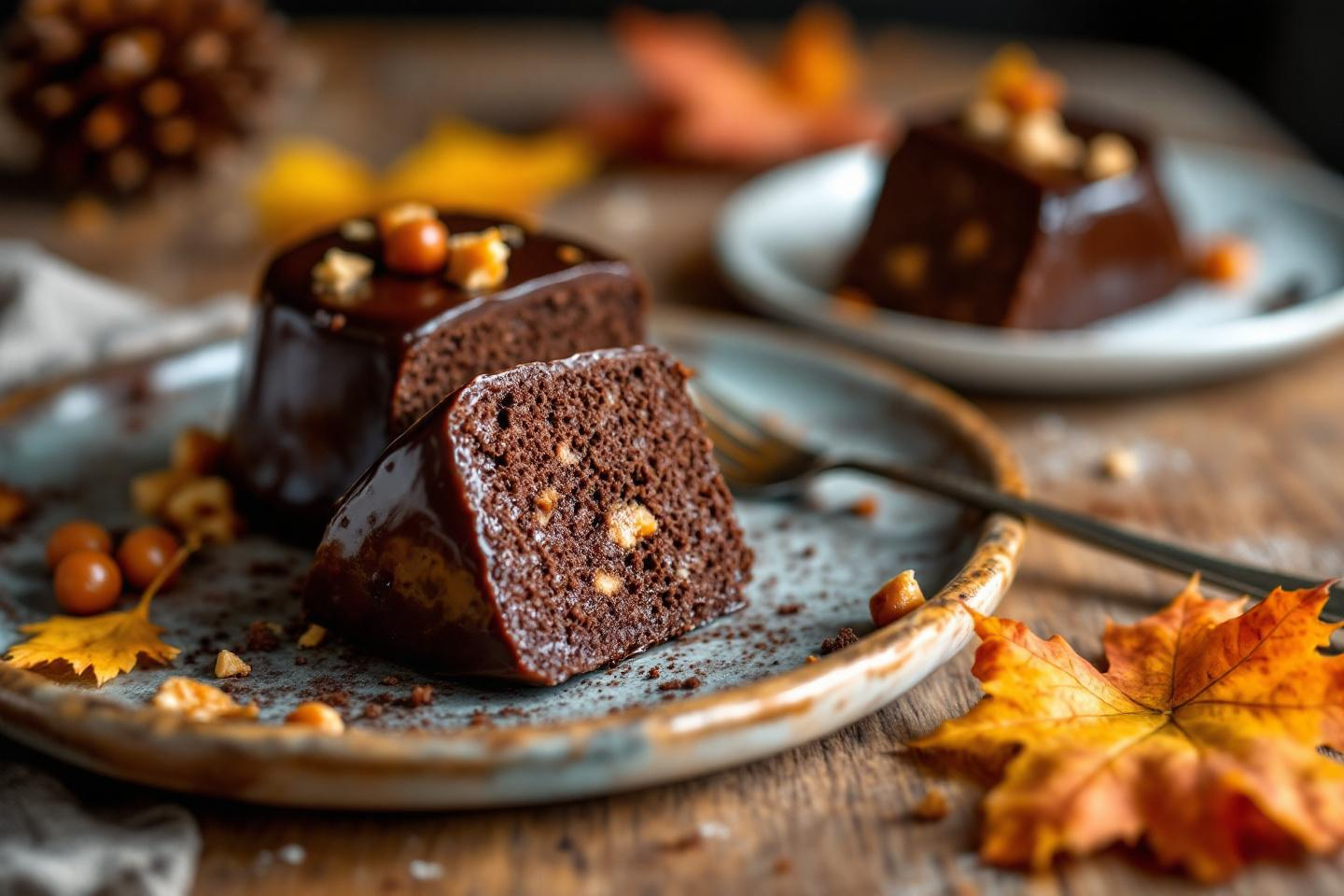 Ce fondant chocolat-marron sans farine est si gourmand et moelleux qu’on en redemande tout l’automne