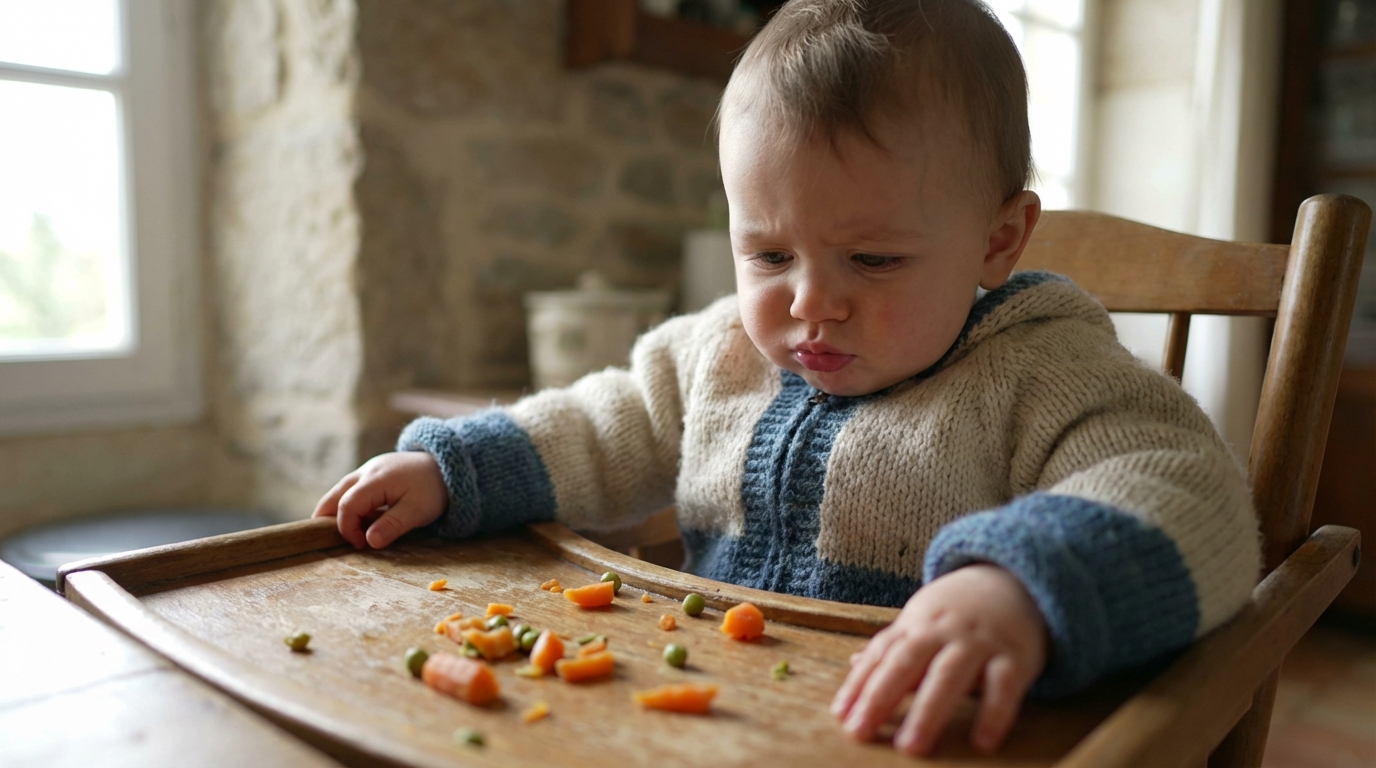 Ce n’est pas un caprice : ce que le refus des morceaux dit vraiment de l’évolution de votre bébé (et comment bien l’accompagner)