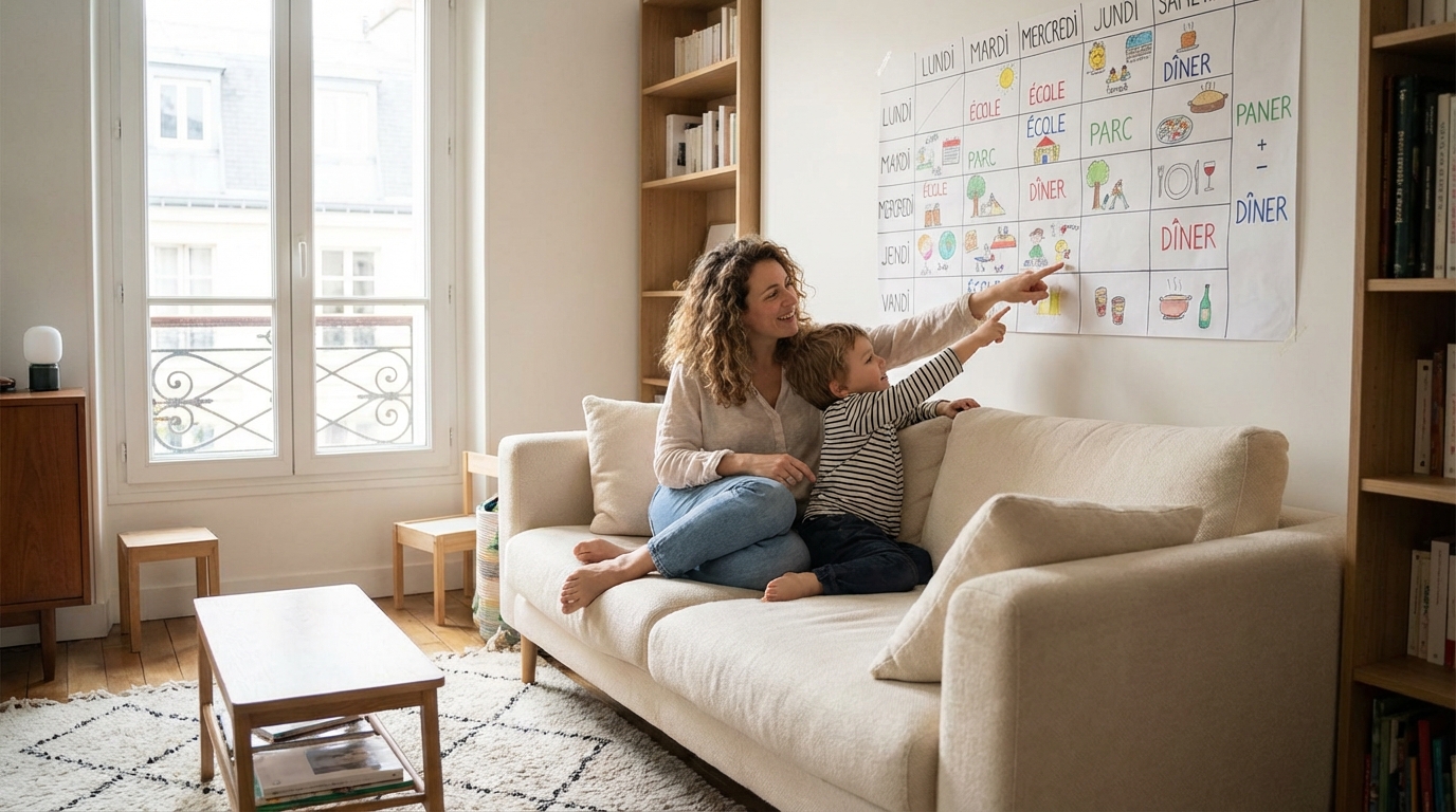 Préserver l’enfant de l’anxiété d’anticipation : le rôle clé du « récit commun » et de la visualisation du planning lors de l’annonce de la rupture