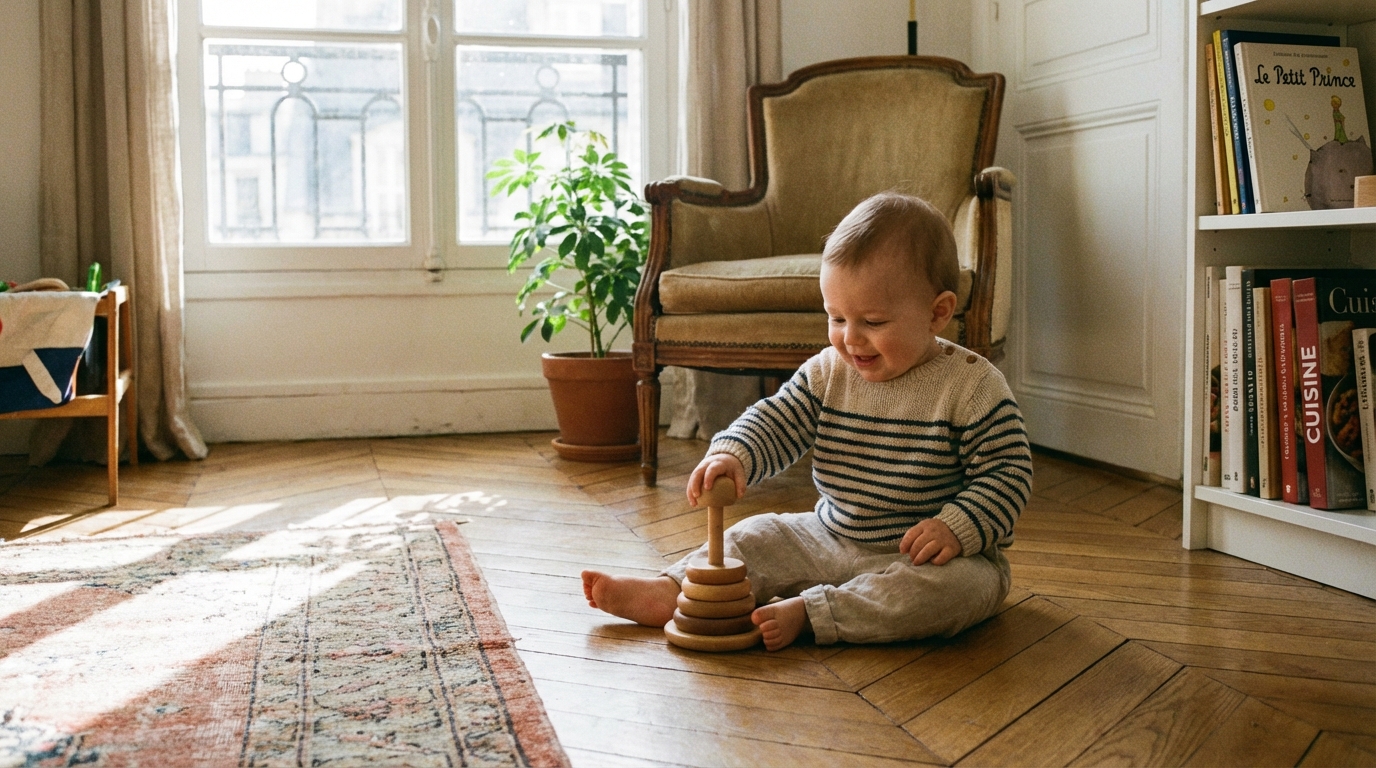 Il préfère toujours être allongé ou sur le ventre à 9 mois : faut-il s’inquiéter si bébé ne s’assoit pas encore ?