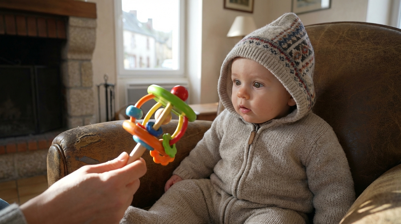Et si bébé ne voit pas si bien ? Les signes concrets à surveiller et les tests faciles à faire à la maison