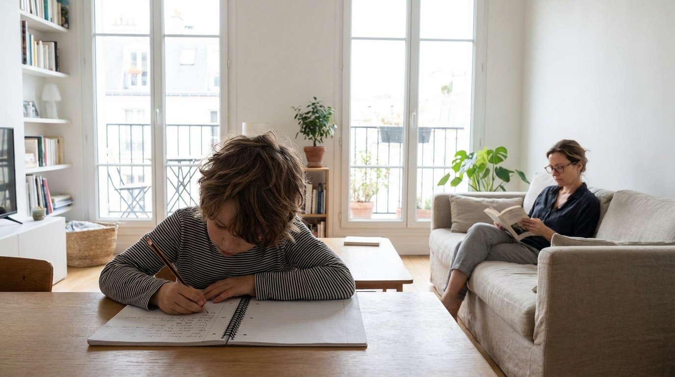 Comprendre l’anxiété de performance chez l’enfant : pourquoi la méthode de la « présence passive » favorise mieux la concentration que l’isolement