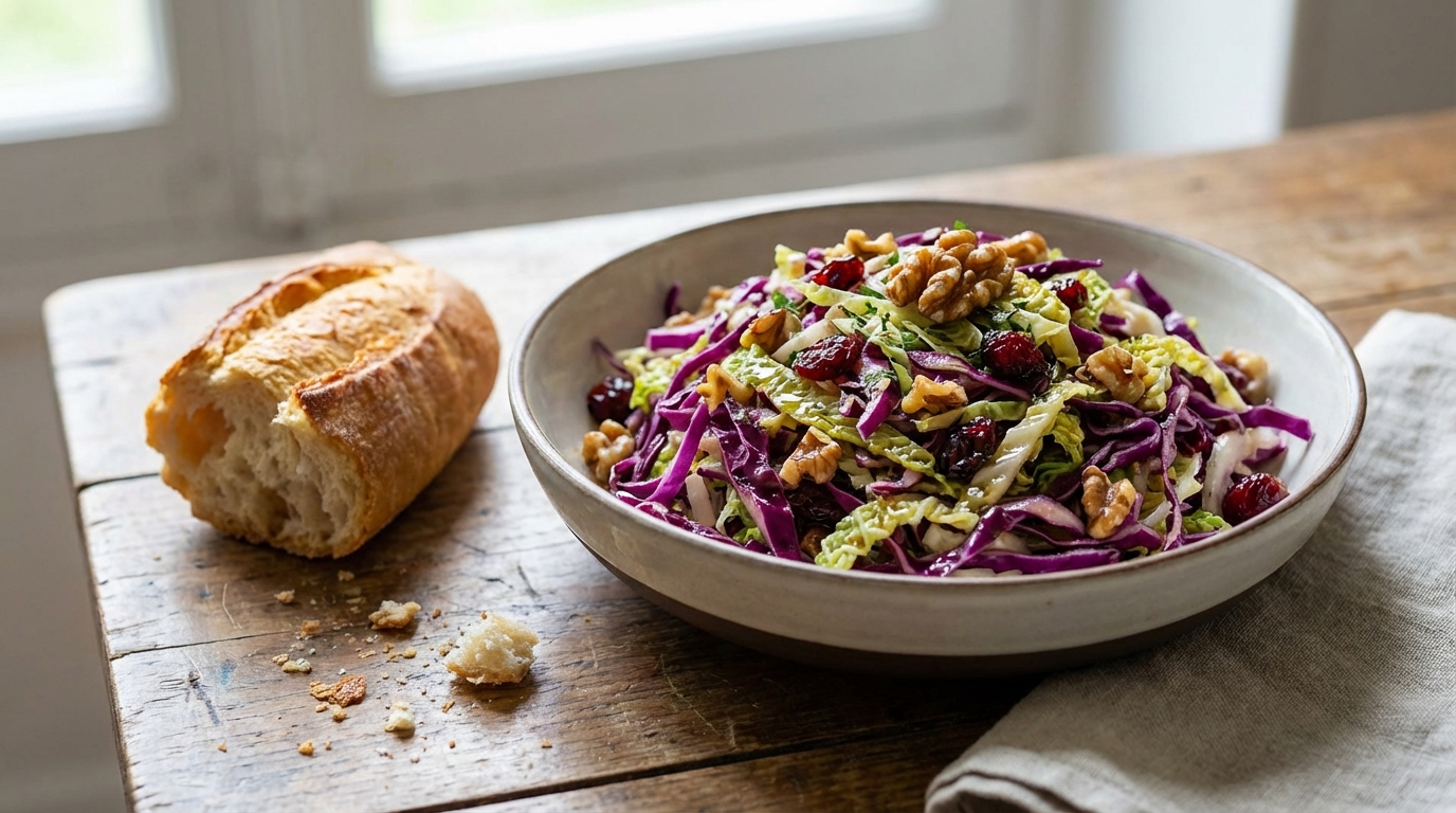 Personne ne m’avait dit qu’une simple vinaigrette pouvait transformer un chou d’hiver en plat addictif