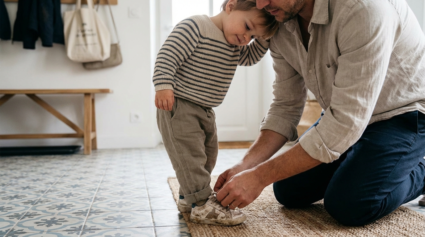 Genoux troués, taches d’herbe, manteaux déchirés : ce que les vêtements abîmés de votre enfant révèlent vraiment sur sa santé motrice