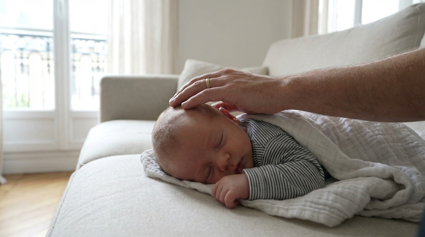 La fontanelle de votre bébé se met à battre : l’inspection indispensable pour écarter tout danger
