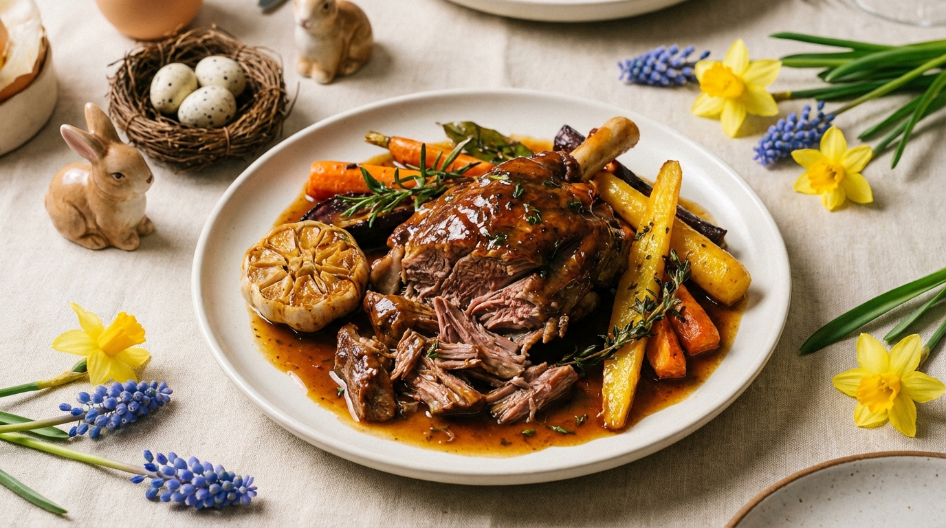 Ce plat de Pâques demande une seule chose : ne surtout pas ouvrir le four avant le soir