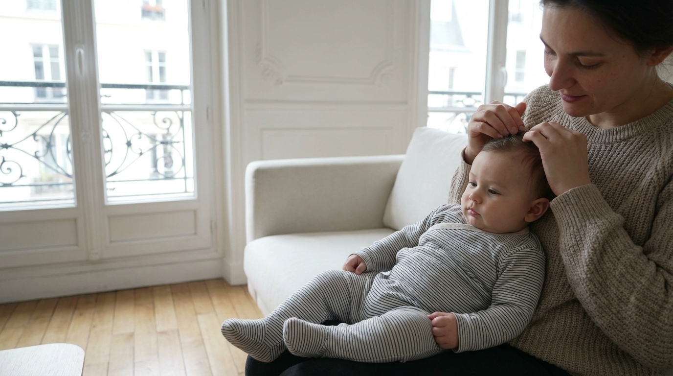 Grosse frayeur, votre bébé vient de basculer du lit : ce qu’il faut observer en priorité avant de penser aux urgences