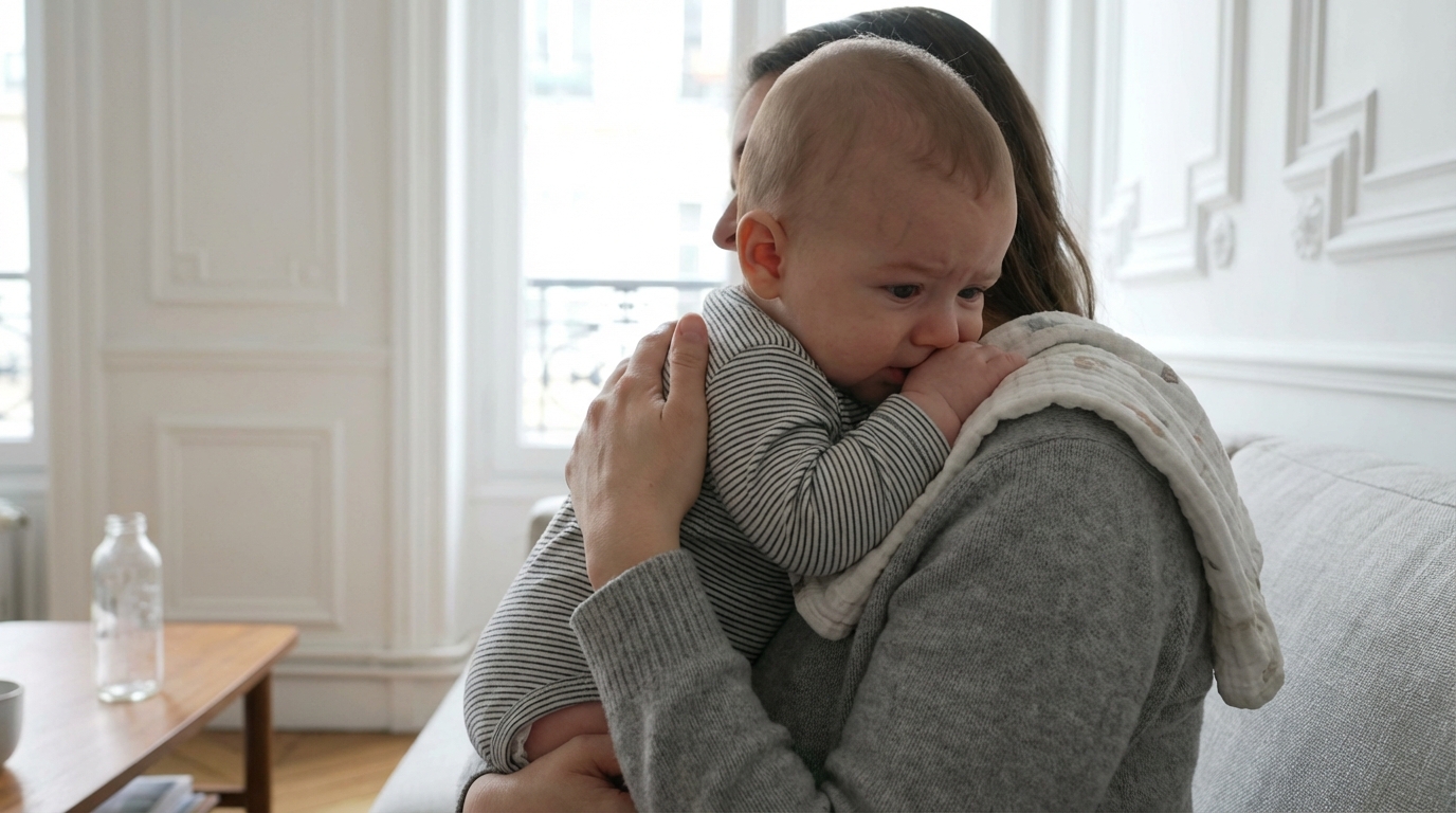 Bébé ne va pas bien après le biberon : les indices qui orientent (vraiment) et quand demander un avis médical