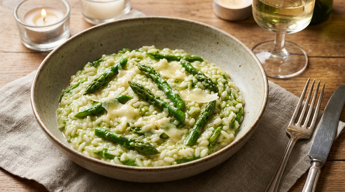 Arrêtez de verser le bouillon n’importe comment : ce risotto de printemps devient un pur velours