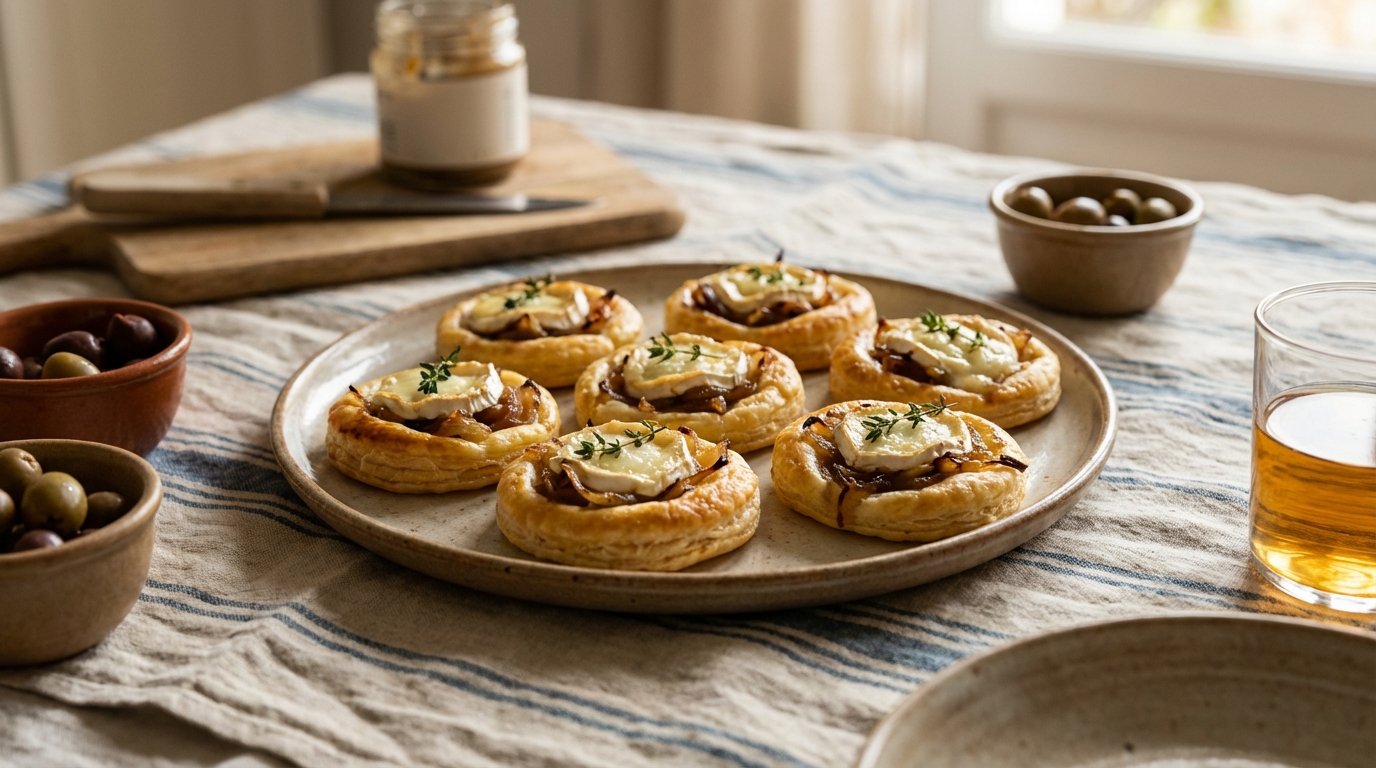 « J’ai goûté et j’ai cru à un traiteur » : ces tartelettes oignons-chèvre doivent tout à 25 minutes de patience à feu doux
