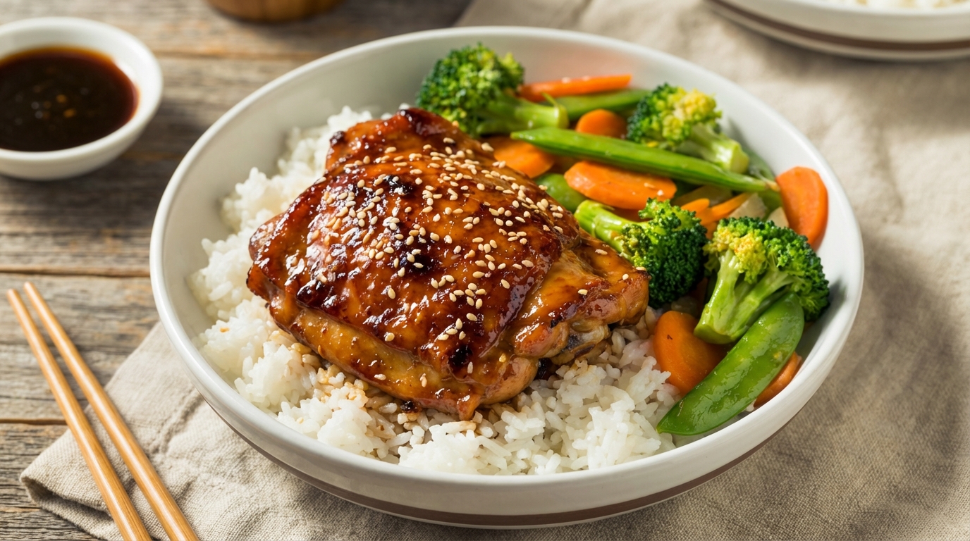 Sous la croûte dorée de ce poulet express se cache un mélange sucré-salé dont les enfants raffolent