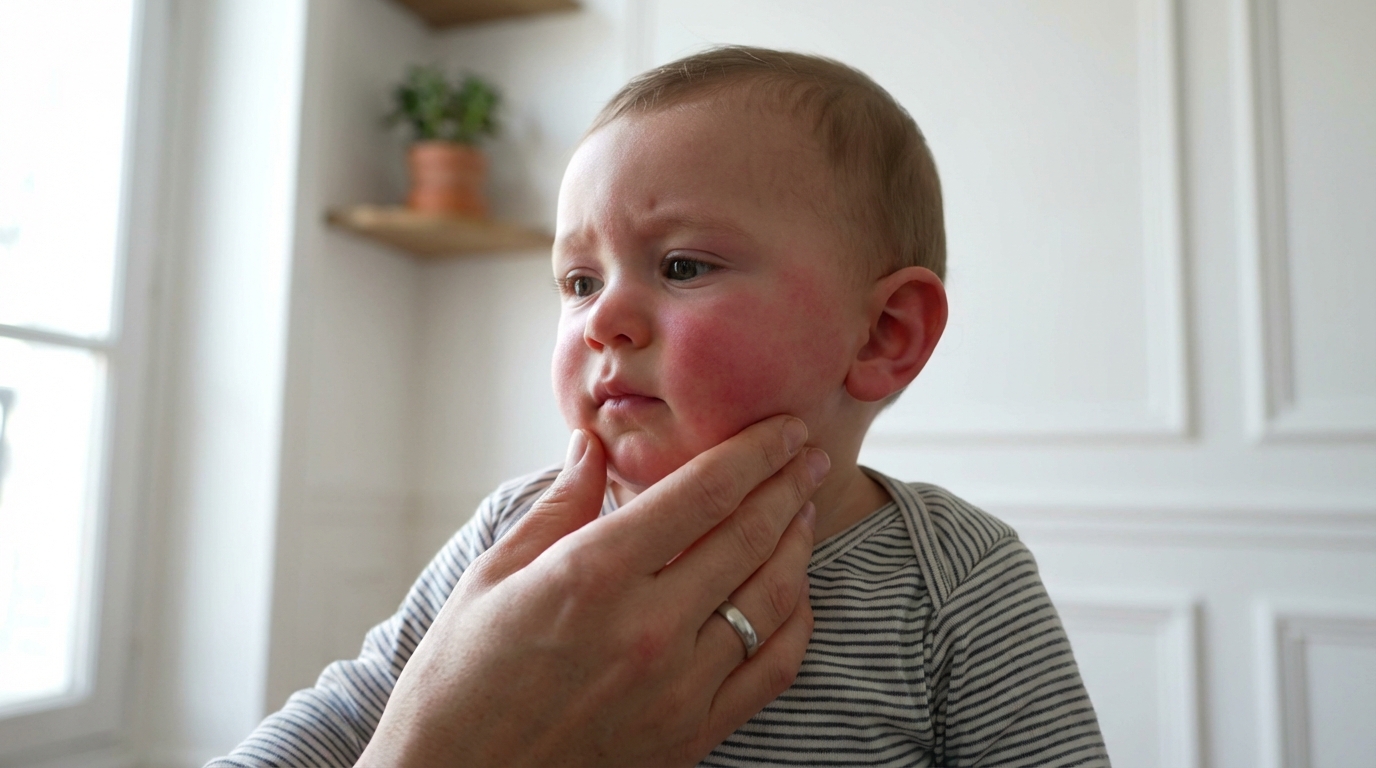 Bébé a les joues en feu et souffre de ses dents : ces réflexes tout simples pour l’apaiser sans aucun médicament