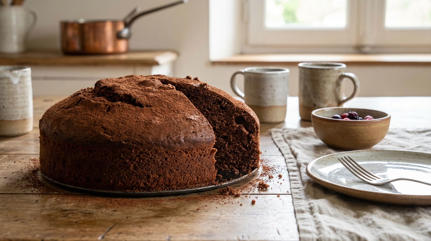 Gâteau au Nesquik ultra-moelleux pour le goûter, prêt en 10 minutes et parfait à faire avec les enfants