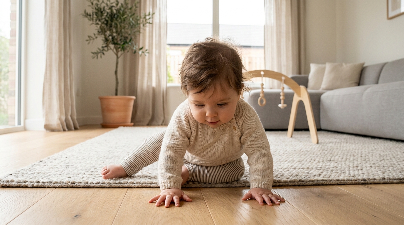 Mon bébé de 6 mois ne tenait pas assis : il m’a suffi de retirer un seul objet du salon pour que tout change