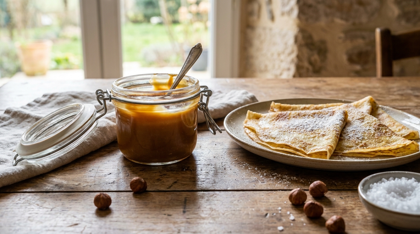 Du sucre, du beurre, de la crème : ce trio banal se transforme en pâte à tartiner bretonne addictive