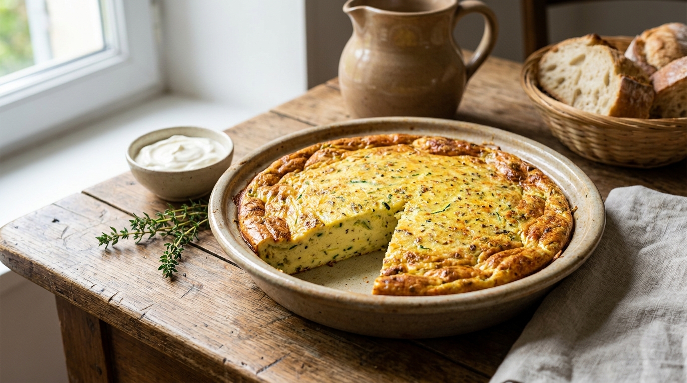 Flan de courgette au lait de coco : la recette fondante prête en 10 minutes avec ce qu’il reste dans le placard