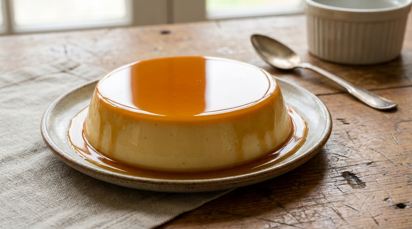 Flan vanillé au lait concentré sucré : le dessert inratable prêt en quelques minutes avec 3 ingrédients
