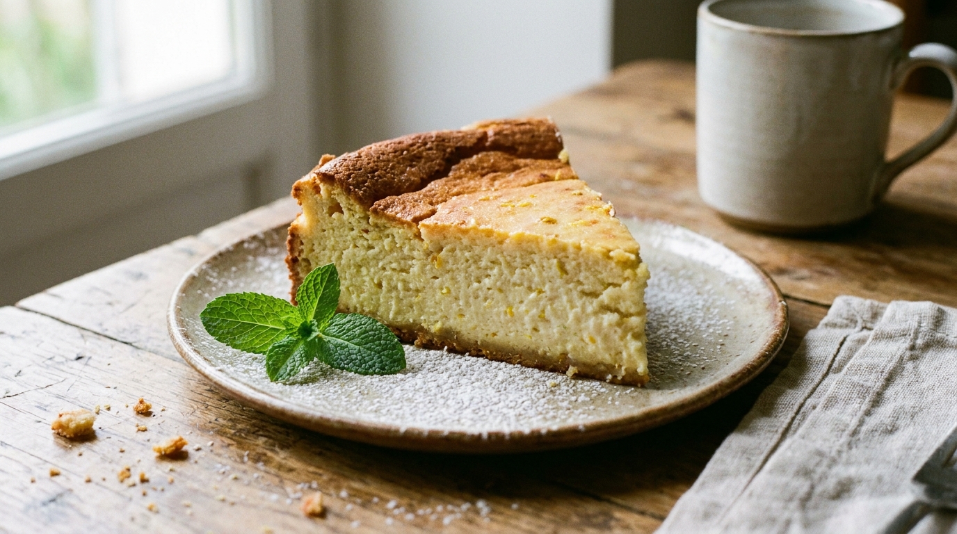 J’ai goûté ce fiadone citronné chez ma mamie corse : depuis, c’est le seul gâteau que je refais à la maison
