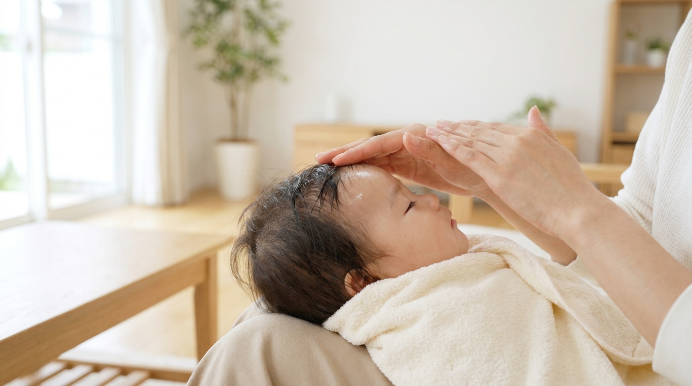 Les anciens enduisaient toujours le crâne du bébé d’huile la veille du bain : la raison oubliée refait surface en 2026