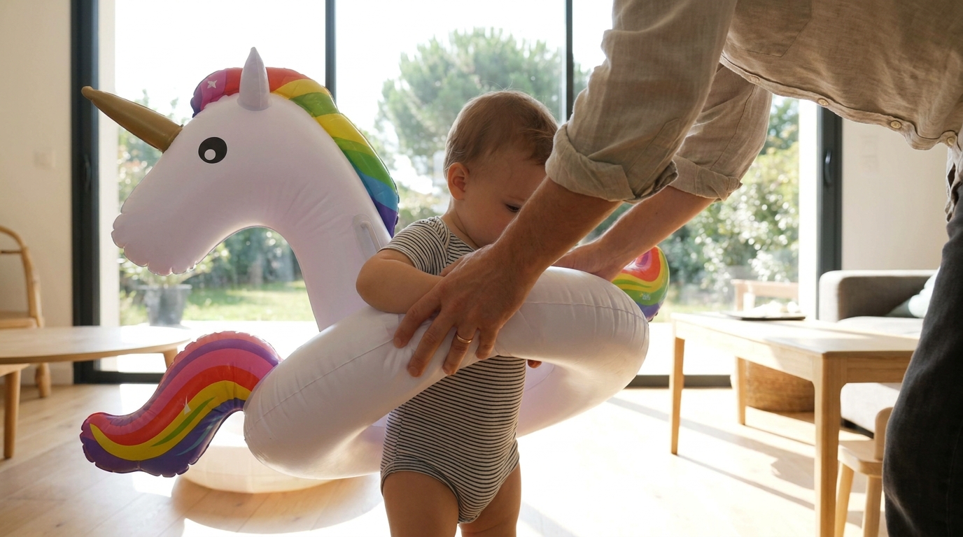 Ma fille portait une bouée licorne à la plage : la secouriste m’a expliqué pourquoi c’était pire que rien du tout