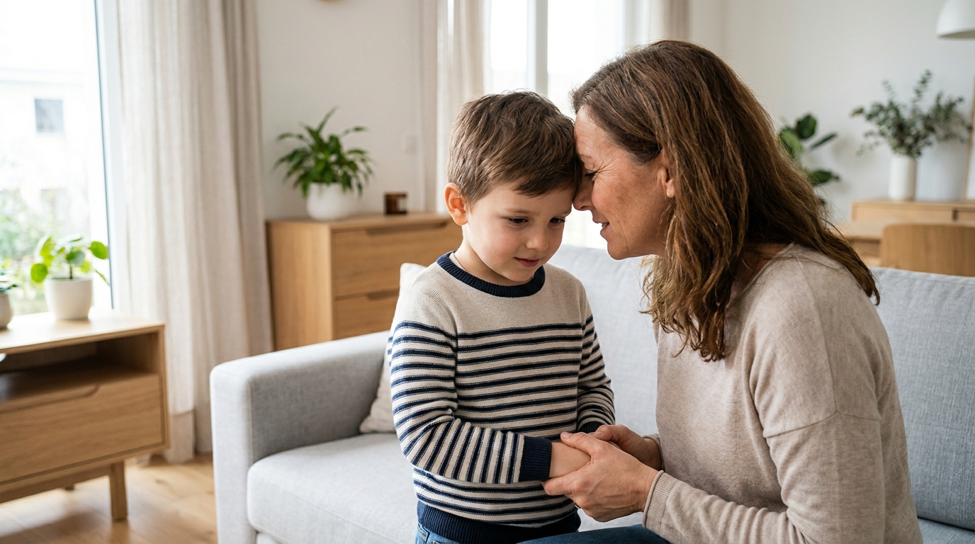 Mon fils s’excusait pour tout, même quand il n’avait rien fait : quand sa maîtresse m’a décrit son comportement en classe, j’ai compris que ce n’était pas de la politesse