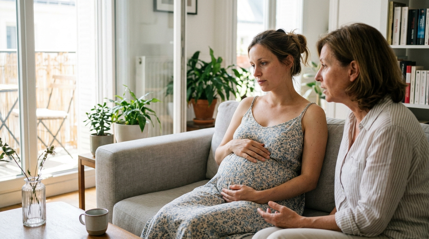 « Je pensais que c’était juste de la curiosité bienveillante » : pourquoi cette phrase entendue à chaque grossesse laisse des traces bien après la naissance
