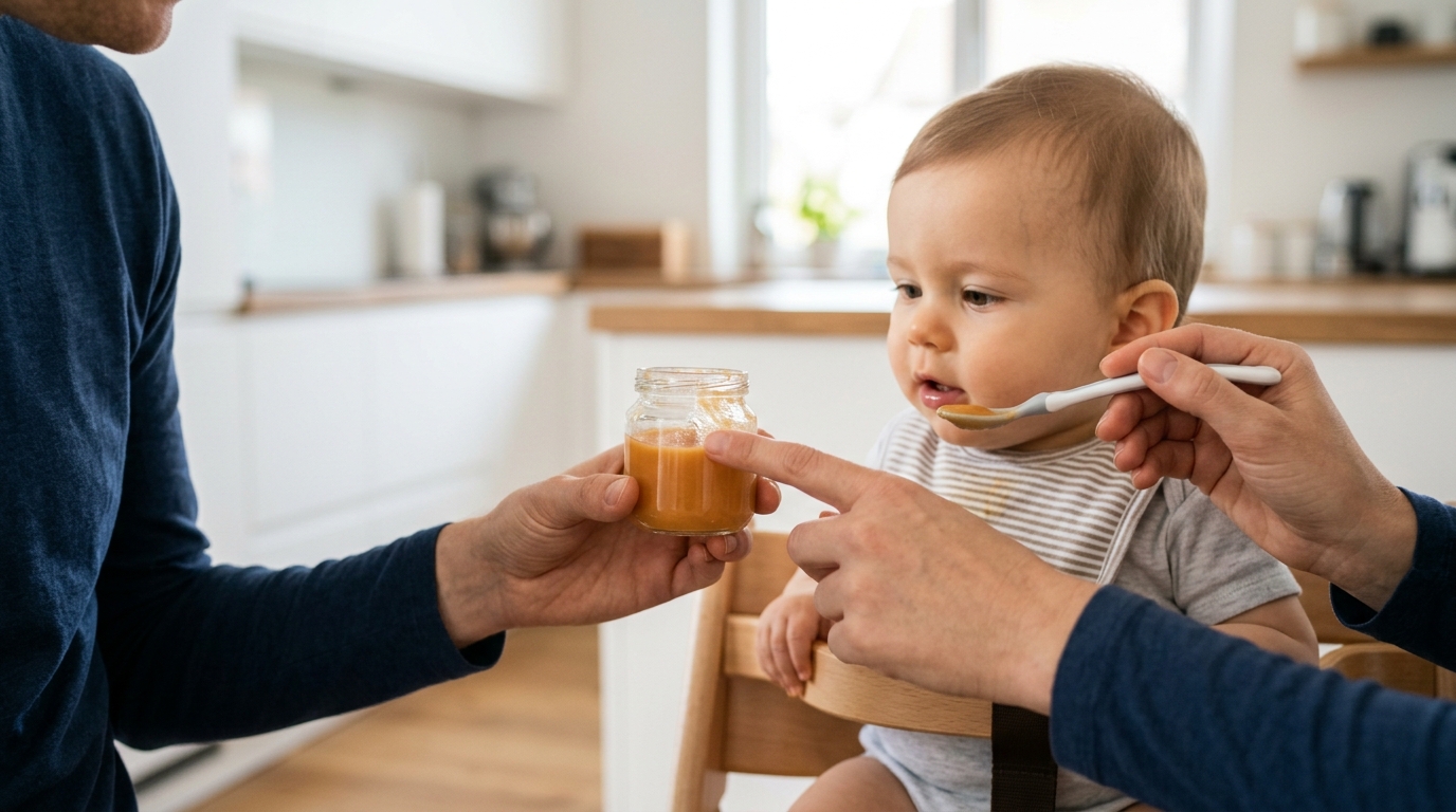 Mon fils vidait ses petits pots avec appétit : le détail que m’a montré une puéricultrice sur le pot m’a fait tout voir autrement