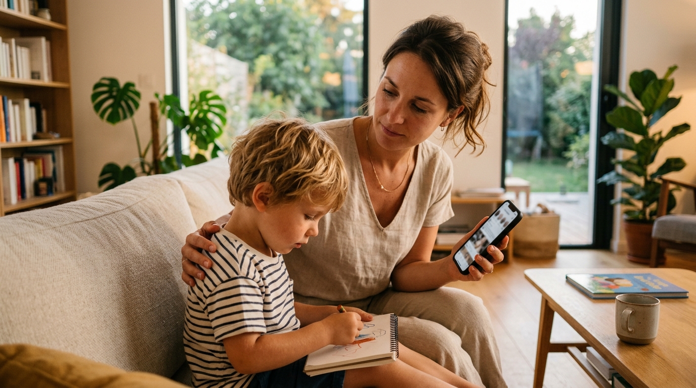 Je répétais dix fois la même consigne à mon fils tous les soirs : le jour où j’ai noté mes propres écrans, j’ai compris qui décrochait vraiment