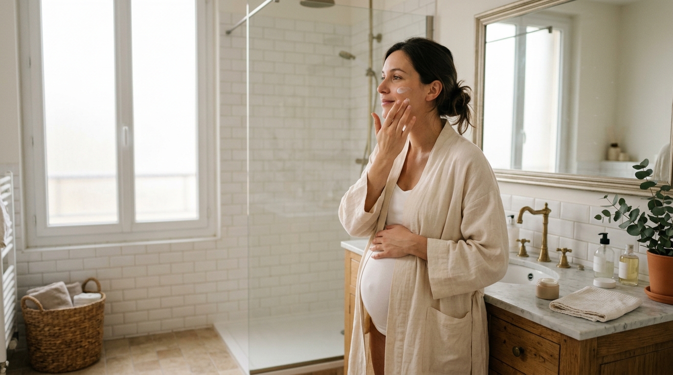 Plus personne ne subit l’acné de grossesse en silence : voici ce que les dermatologues autorisent enfin aux futures mamans